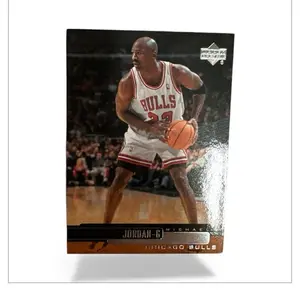 Upper Deck Michael Jordan Trading Card - Black White Red plus silver mint Chicago Bulls Collectible Sports Memorabilia