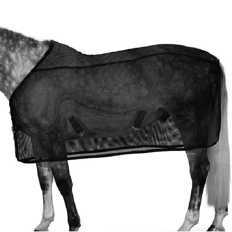 Breathable Fly Blanket for Horses, Adjustable Straps, Micro Mosquito Net Design, Lightweight Horse Protection, Effective Insect Repellent