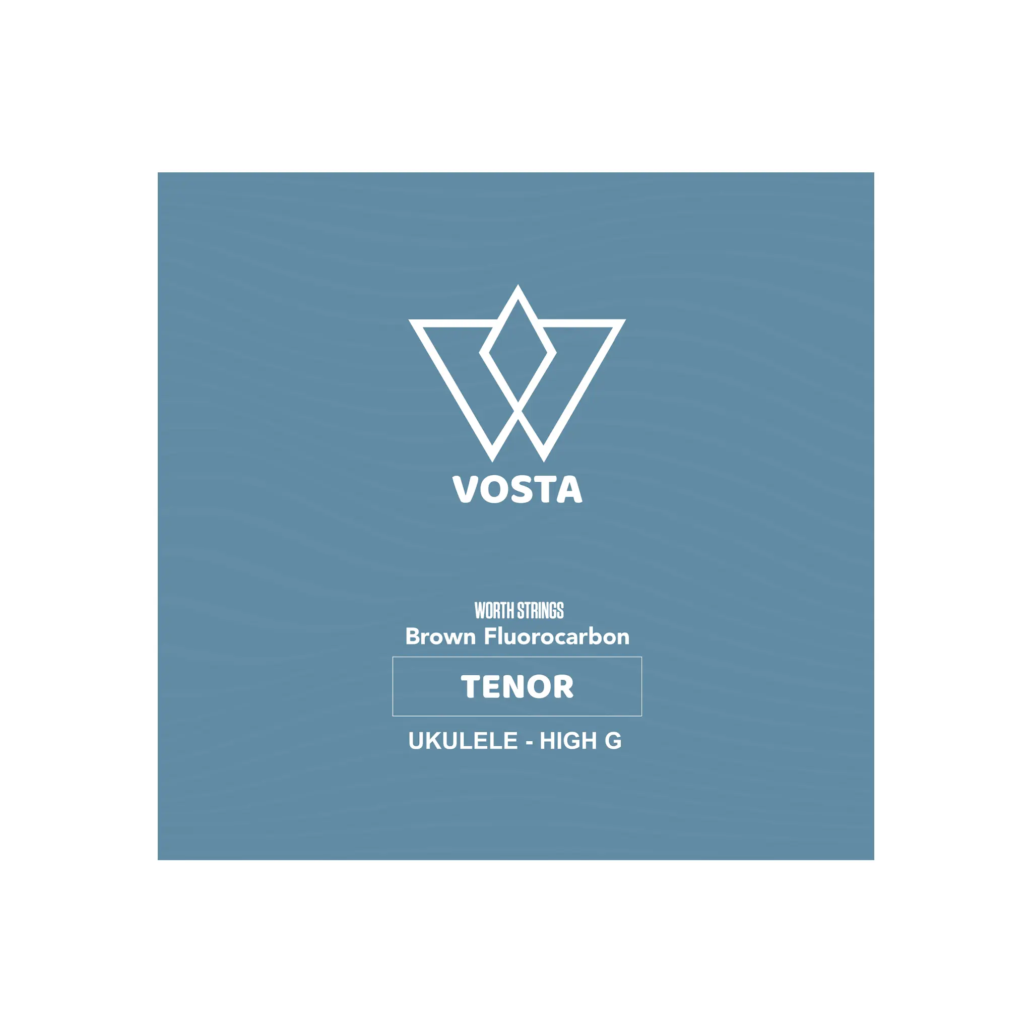 Worth Brown by Vosta Fluorocarbon Tenor Ukulele Strings - High G