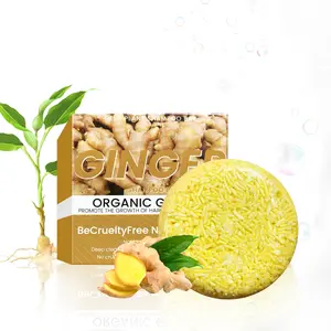 Ginger Volumizing Hair Soap for Oily Scalp | Remove Buildup, Add Body & Refresh Hair Naturally Conditioner Haircare Organic Shampoo Cleansing Cleanser