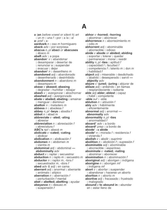 Merriam-Webster Spanish-English Dictionary – Mass Market Paperback, Bilingual Translation Book for Students, Travelers & Language Learning (English & Spanish Editio