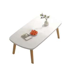 Folding Computer Desk for Small Spaces – 31.5" Portable & Collapsible Office Table – Multi-Use Low Wooden Table for Study, Bedroom, Apartment, Dorm – Space Saving, Easy Storage