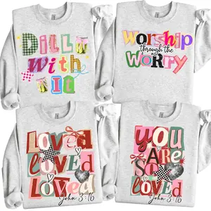 Preppy Girl Collage Y2K Sweatshirt, Retro Crewneck, Retro Coquette Positivity Crew, Trendy, Ransom Letter Typography, Christian Faith, Pickle Sweatshirt, Dill With It, His Way is Better