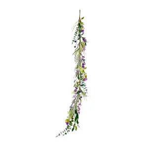 Puleo International 60" Artificial Lavender Spring Garland