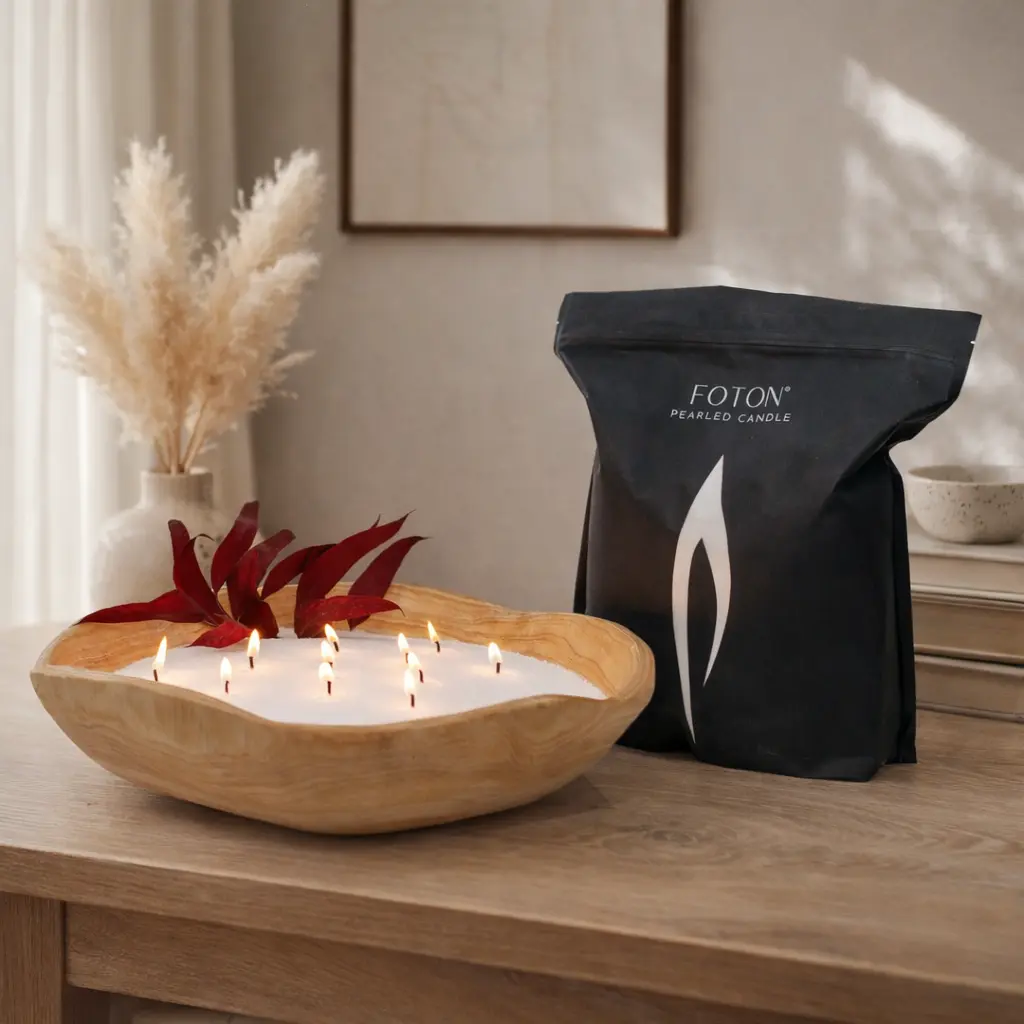 Foton Oversized Wood Gift Set - Scented White