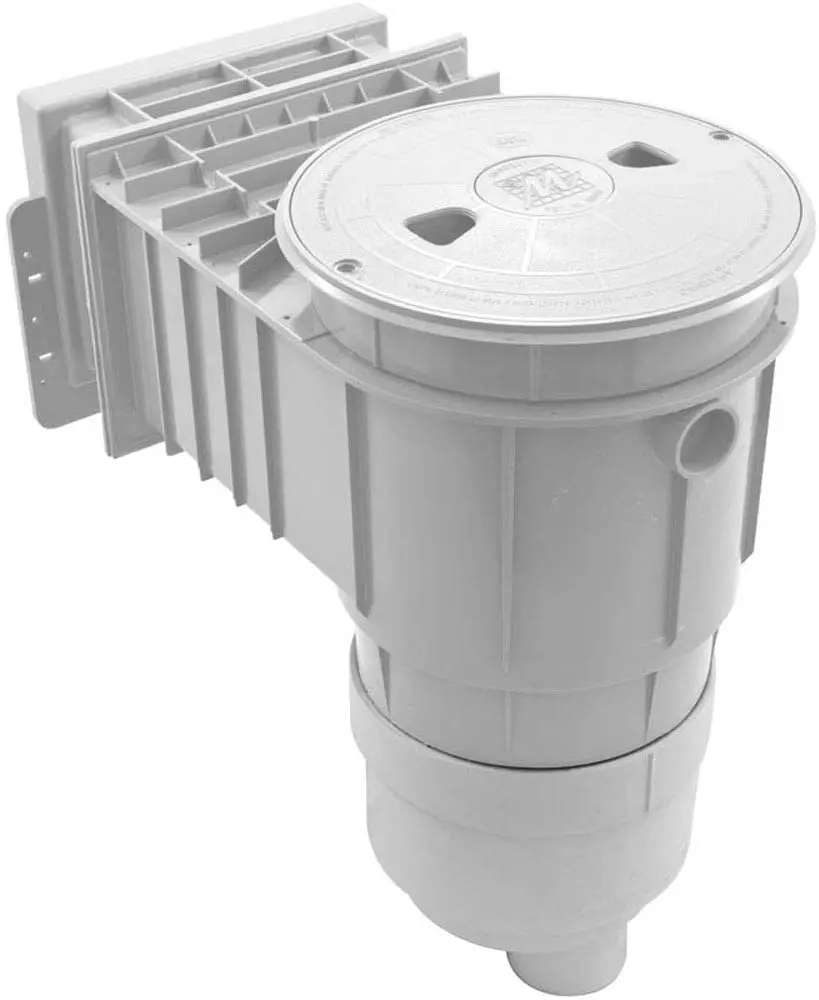 Waterway Skimmer, Standard Fiberglass Complete Unit, NSF Approved for In-Ground Outdoor Pools, 2 in. Port, White