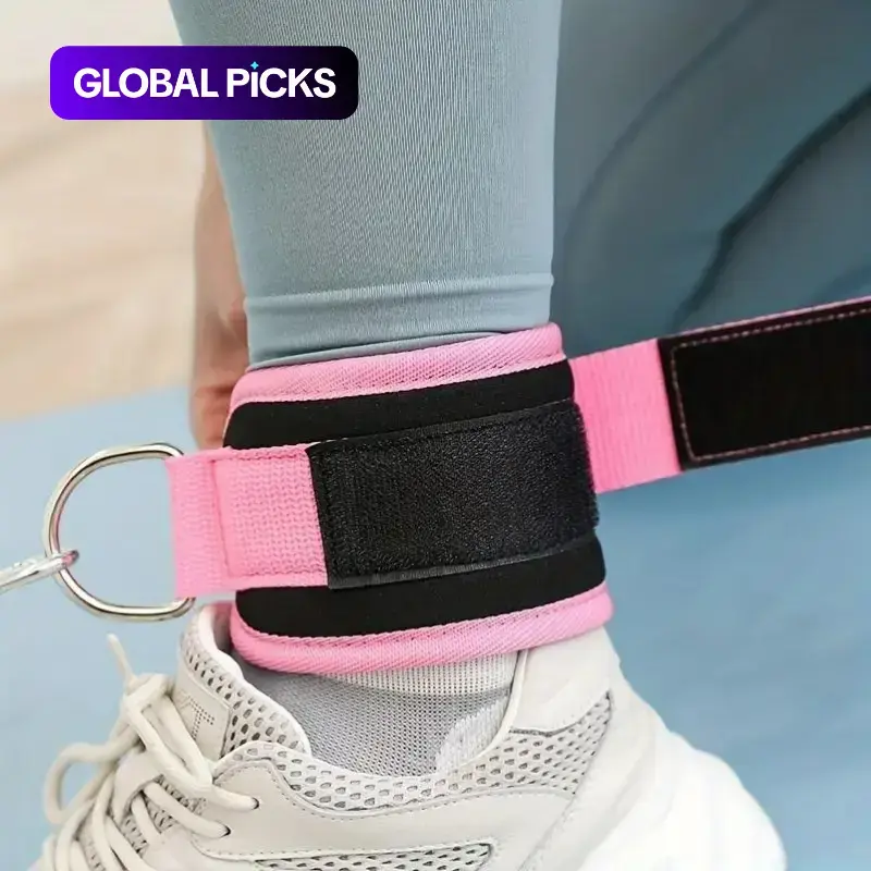 Sports Ankle Straps, 1/2 Counts Foot Straps for Fitness Training, Equipment Accessory for Cable Machines, Yoga and Pilates, Workout Band #GLOBAL PICKS