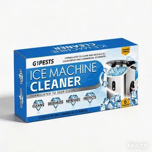 G1PESTS  Ice Machine Cleaner, kitchen safety descaling cleaning tablets, compatible with all types of ice makers cleaners, household