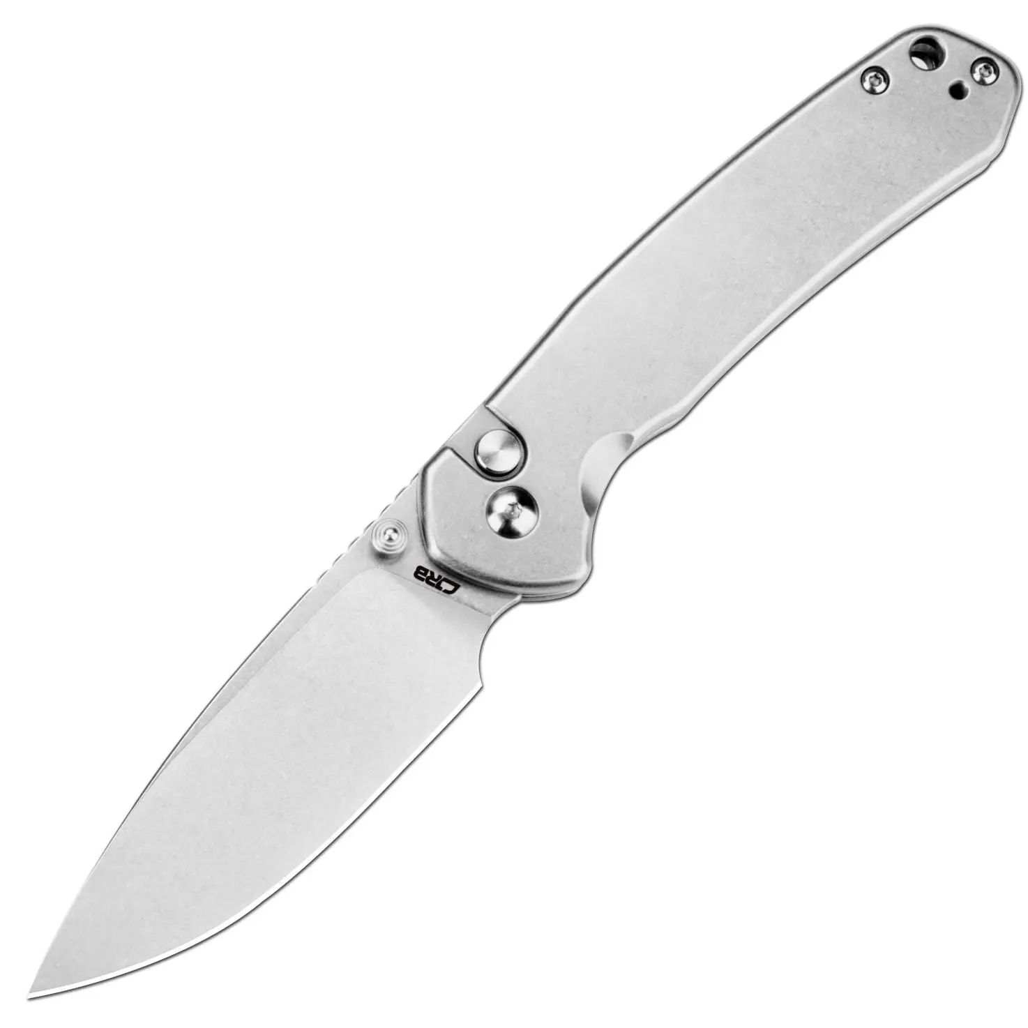 CJRB Pyrite Pocket Tool Knife AR-RPM9 Steel Blade Stainless Steel Hand EDC Folding Knife for Everyday Carry Survival Tools and Emergency Survival Gear fathersdaygift, Camping Outdoor Tool, Outdoor Camping Knives