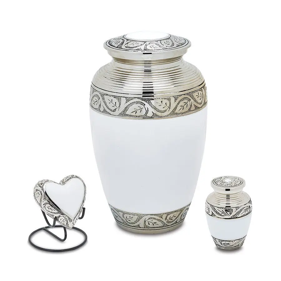 Grecian White Urn Set