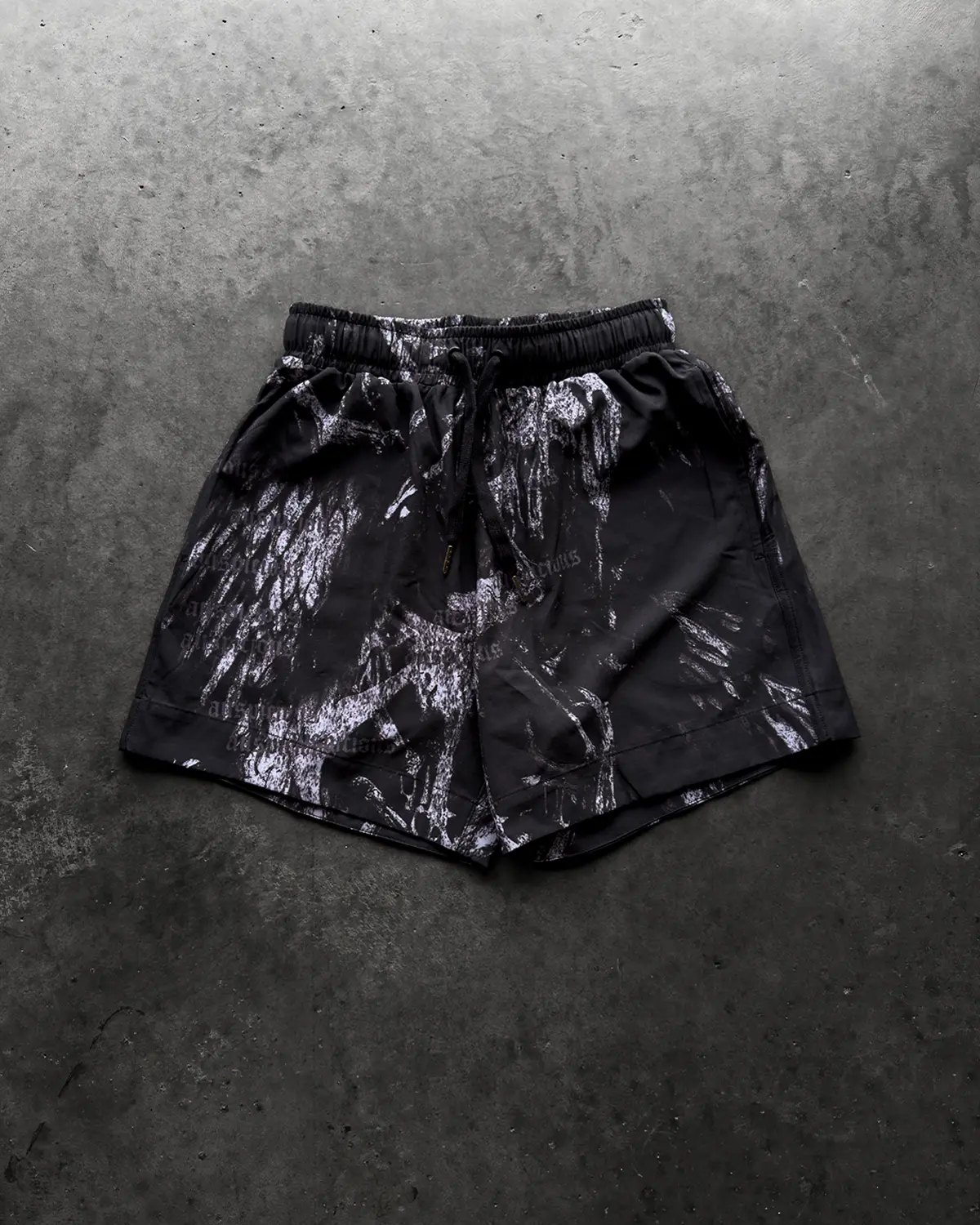 CONDEMNED SHORTS (SIZE UP) - MENSWEAR ATHLETIC PRINT STRETCH CASUAL