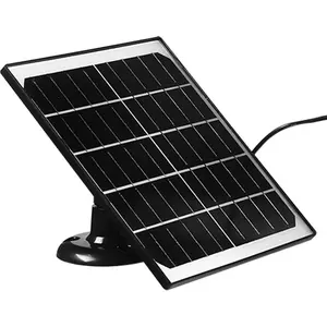Replacement Original Solar Panel for Caifunway Automatic Chicken Coop Door 6.6x7.2 inch with 9 Feets Cord