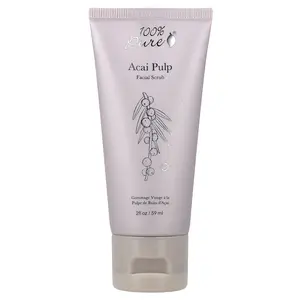 100% PURE Acai Pulp Facial Scrub, 2 fl oz (59 ml)