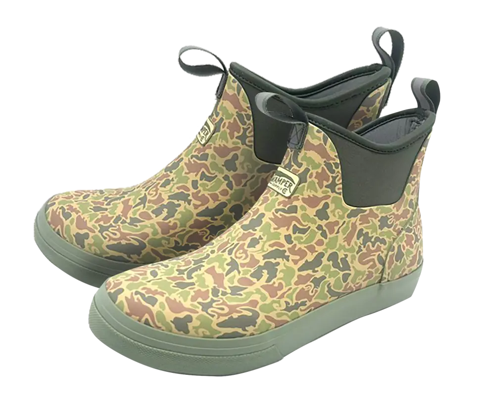 Swamper Supply Men’s Water Moccasin Deck Boots – Waterproof Critter Camo Swamp Boots