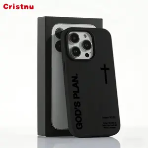 for iPhone 13 ProMax "God's Plan" Isaiah 60:22 Bible Verse Cross Phone Case, Large Hole Skin-friendly Protective Cover for iPhone 16 Pro Max 17 16 14 13 12 11 Plus Air Pro, Perfect Christian Gift & Daily Use