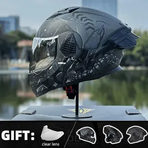 Motorcycle Helmet,Flip-Up Helmet, Full Face Helmet, Lightweight helmet,Abs Material with Eps Cushioning, Multiple Ventilation Ports,Remgvable Liner, Unisex All-Season Use