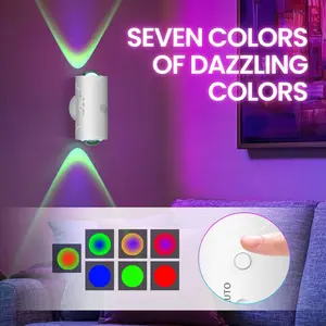 Motion Sensor Night Light Indoor, 1500mAh USB Rechargeable & Dimmable. Romantic Night Light for Bedroom, Party, with Magnetic Installation. The Best Christmas Gift for Kids & Lovers, Perfect for Kitchen, Wardrobe, Bathroom, Stairs, Garage & Holiday Decor.