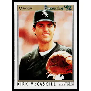 Kirk McCaskill 1992 O-Pee-Chee Premier #60 Chicago White Sox