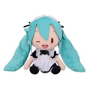 The same maid plush doll gift two-dimensional cos cute bow Hatsune Miku