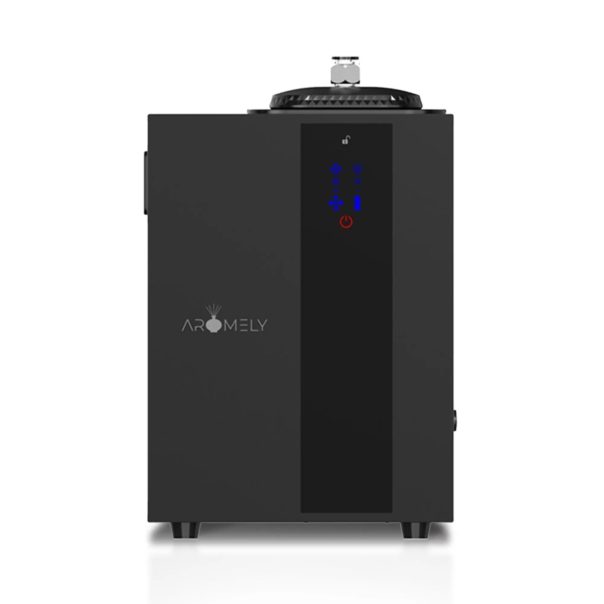 ARO PRO Smart HVAC Fragrance Machine - 800ml Modern Metal Essential Diffuser, Waterless, Bluetooth-Enabled, Improved App Connectivity, Luxe Look, Metal Body, Stand Alone, 4000 sq ft Coverage for Home Aromatherapy, Modern Metal, Luxe Look, Aromely Aro-Pro