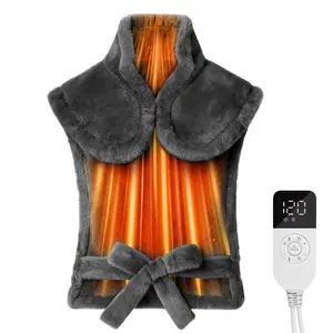 Graphene Heating Pad For Neck Shoulders Back, 3lb Weighted Electric Pad, Deep Heat With Precise Heating & Soft Flannel, 6 Heat Settings, 4 Timer Options, Auto Shut-Off, Machine Washable, 28"x33", Gifts For Women Men Mom Dad, Heater, Electric Blanket