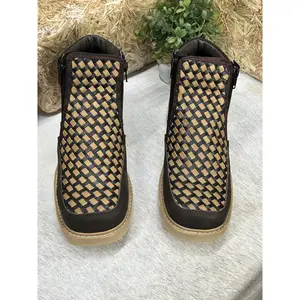 Men Shoes Artesanal Italy Choco Suela ambar