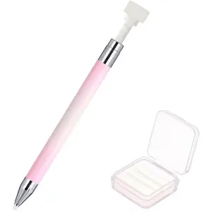 Rhinestone Picker Wax Pen, Refillable Rhinestones Applicator with 3 Additional Wax Refills, Rhinestone Picker Tools for  Art Design and  Art Painting