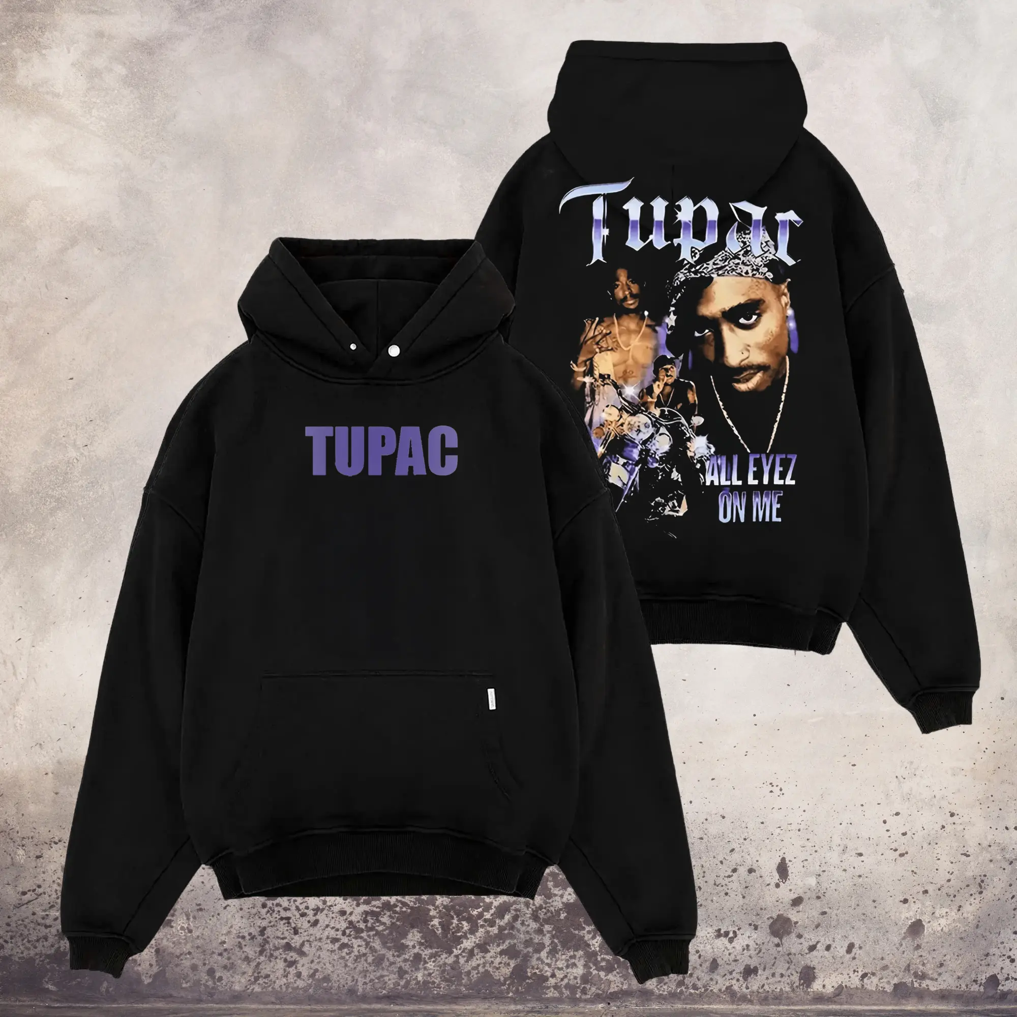 2Pac All Eyez On Me Hoodie, Tupac Hip Hop Music Lover Shirt, Vintage 90s Hip Hop Streetwear Apparel