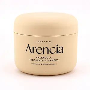 Arencia Calendula Rice Mochi Facial Cleanser (50g) - Gentle Facial Cleansing for Sensitive Skin, Promotes Radiant Complexion