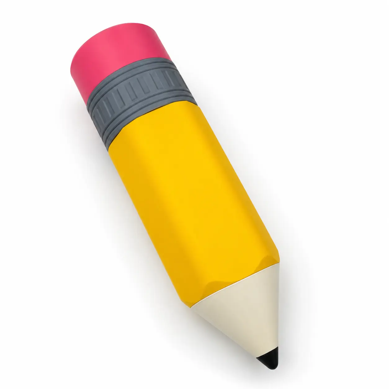 3D Printed Pencil Shape Giant Desk Organizer - Office Stationery Pencil Storage Container for School Supplies, Plastic