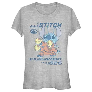 Junior's Lilo & Stitch Experiment 626 Armed and Ready T-Shirt