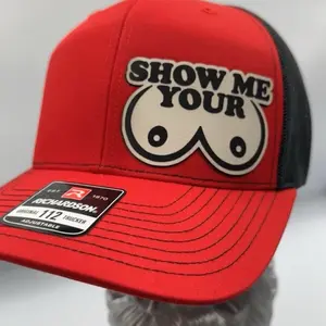 Show Me Your Custom Patch Hat - Adjustable Snap-Back Style - Classic 112 to Flat Bill Flex Fit - Available in Multiple Colors & Designs - Unisex Baseball