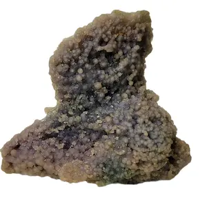 Grape Agate Crystal Rocket Ship Shaped Crystal Specimen - Metaphysical Home Decor