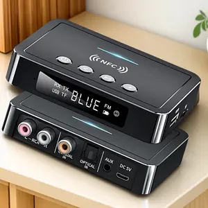 3-in-1 Wireless Audio Adapter, Bluetooth Transmitter & Receiver for TV, Car, Home Stereo, HiFi Music Streaming to Speakers & Headphones.