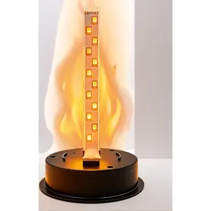 Flickering Flame Solar Light Replacement Top – Waterproof, 2.87" Bottom / 3.35" Top – Replacement Part for Hanging Lanterns & Outdoor Solar Lanterns