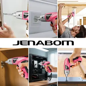 Jenabom Electric Screwdriver Set, 24pcs/47pcs/112pcs/151pcs, Multi-Functional Portable Tool Kit, USB Charging, DIY Craft Tools