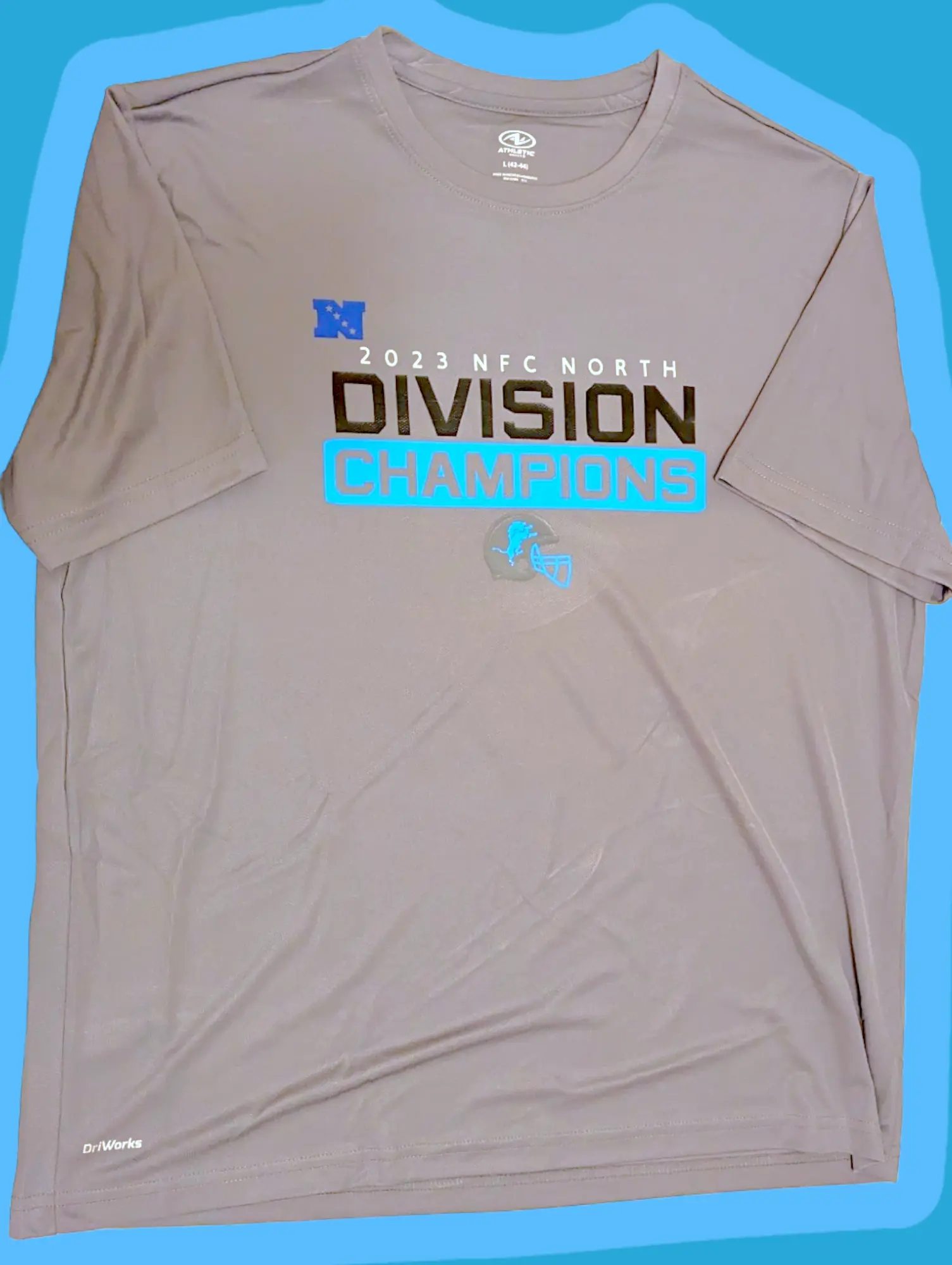 Detroit Lions Division Champions 2023 Dry Fit Athletic T Shirt