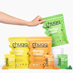 Chugg Energy Chews - Enhanced with Nootropics & Electrolytes for Focus, Energy, and Clarity | 10-Pack Beverage Sport