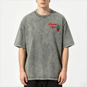 Unisex Short Sleeve T-Shirt – 'Mientras Uno Está Vivo' Quote with Cartoon Graphic Casual Breathable Tshirt Cotton Fabric Menswear Top Relaxed Fit Man Streetwear Tropical Crewneck