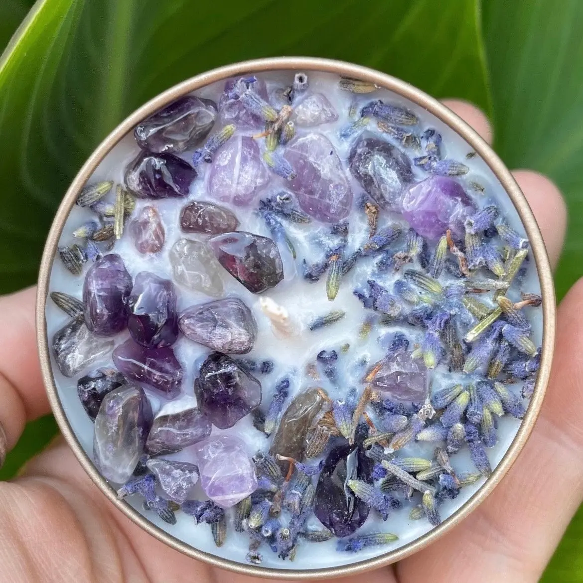 Lavender & Amethyst Candle/ Witch’s Magic