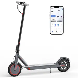 Electric Scooter, Powerful 350W Motor, Up to 16Mph & 16 Miles, 8.5" Tires, Folding E-Scooter for Teen and Adults, APP Contral