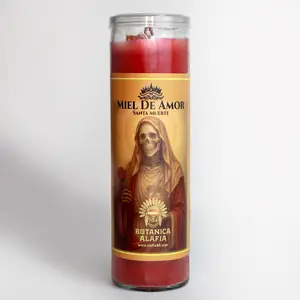 Santa Muerte – Miel de Amor Candle | Ritual Soy Wax | Botanica Alafia