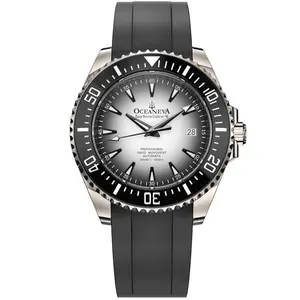 Oceaneva Deep Marine Explorer VI 6000m Automatic Watch – Grade 5 Titanium, White Burst Dial, Swiss Movement, Limited Edition