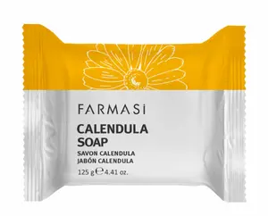Farmasi Calendula Soap - Gentle Cleansing with Soothing Calendula for Daily Use 125g Natural Soap Ideal for Natural Soap Users