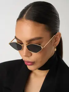 Elegant Women's Metal Frame Glasses, Vintage Style Small Frame Eyewear, Perfect for Street Photography Travel Fashion Show Parties