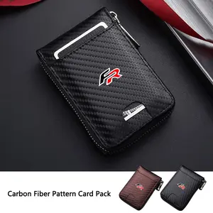 PU Leather Car Driving Document Bag Travel Document Holder ID Passport Cover Card Wallet Card Pouch For Seat FR Cupra Alhambra Leon Ateca Arona Accessories
