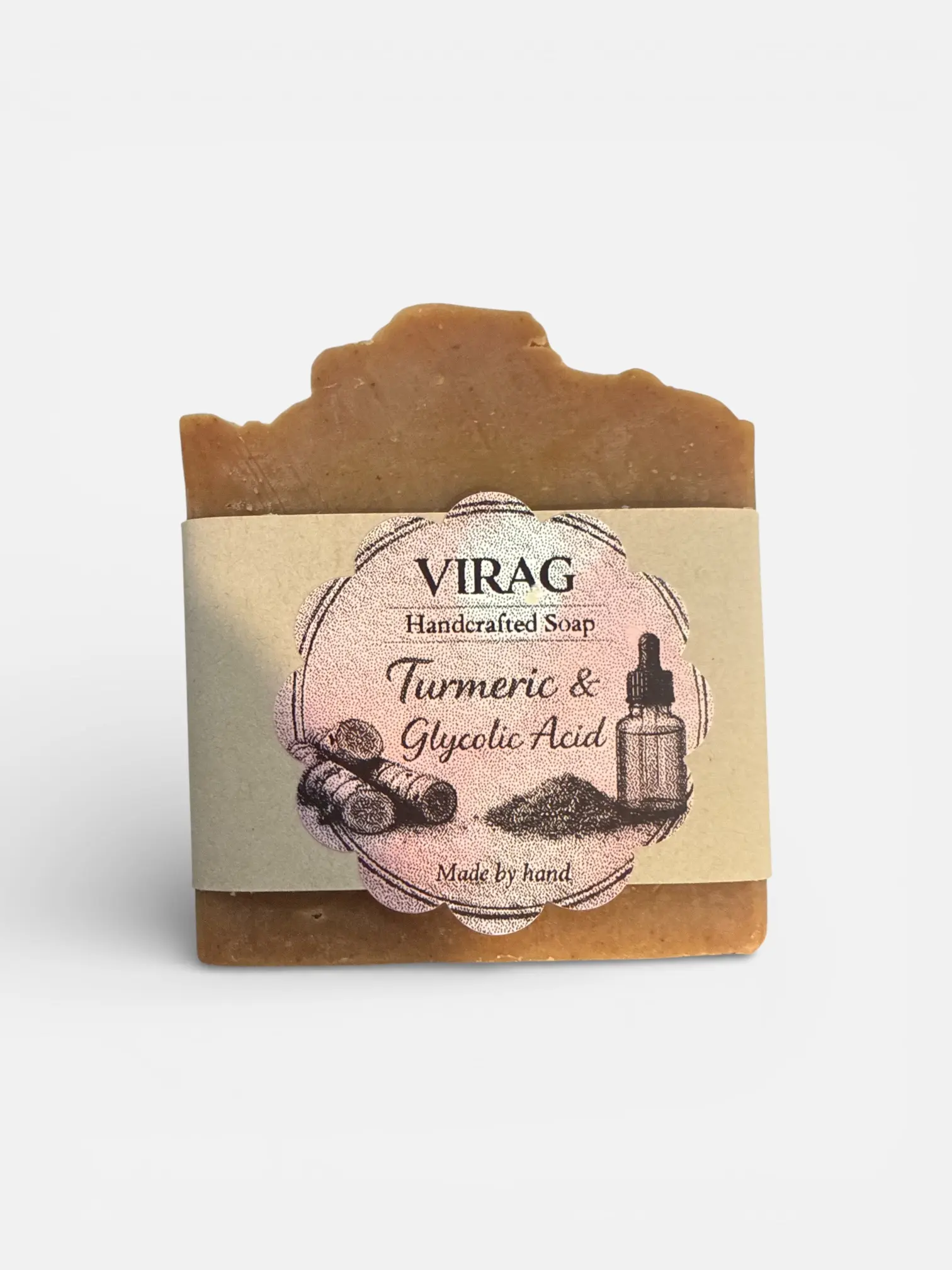 Turmeric and Glycolic Acid Handcrafted Soap
