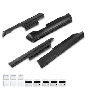 Rocker Panel Protector Guard Covers Fit For 2009-2018 Ram 1500 Extended Cab