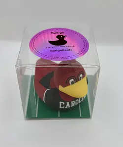 USC Gamecocks Cocky Duck - 3D Printed for Ducking | Dashboard Duck in Garnet and Black