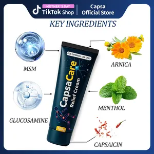 Capsa Neuropathy Relief Cream | Fast Nerve Pain Relief for Burning & Tingling, Relieves Muscle Cramps & Tension, Improves Sleep, Ideal for Feet, Legs, Hands & Arms, Nighttime Care Formula with Capsaicin, Arnica, Menthol, MSM & Glucosamine